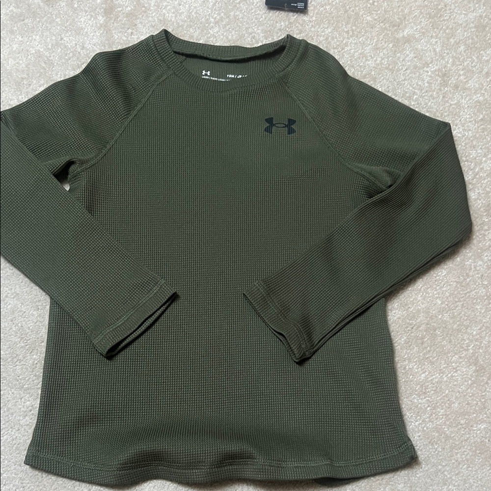Under Armour Kids Long Sleeve Tee - Olive